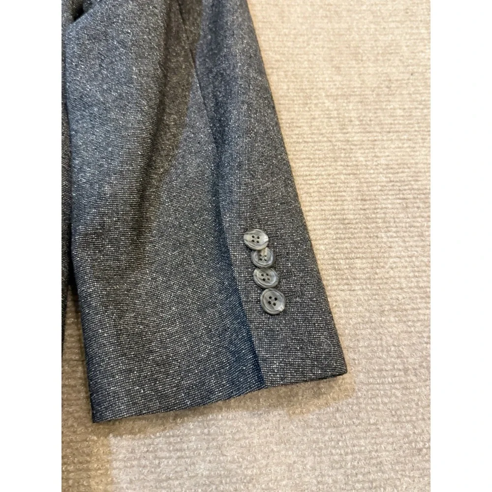 Suitsupply Wool Silk Blazer Napoli Zignone Sportcoat 48 / 38R Charcoal Gray